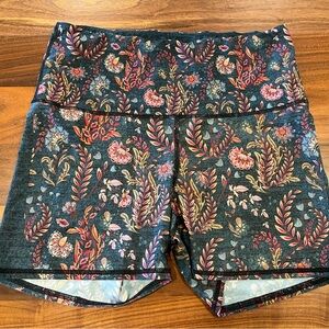 Democracy Multicolor Floral Athletic Shorts